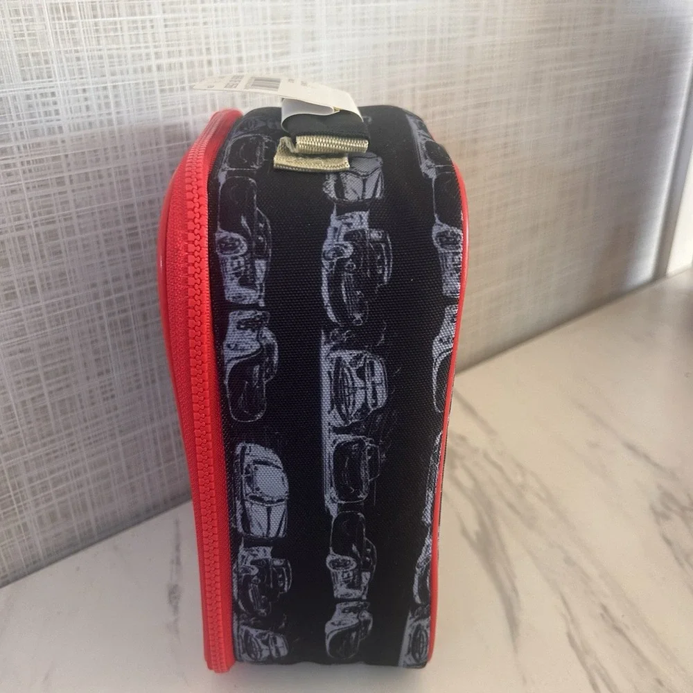 Disney Pixar Cars Lightning McQueen Lunch Bag Box New! Insulated 9
